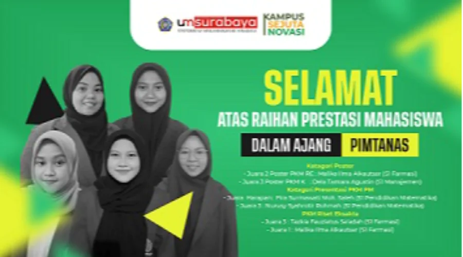 Gambar Berita 5 Mahasiswa UM Surabaya Borong Juara di Ajang PIMTANAS