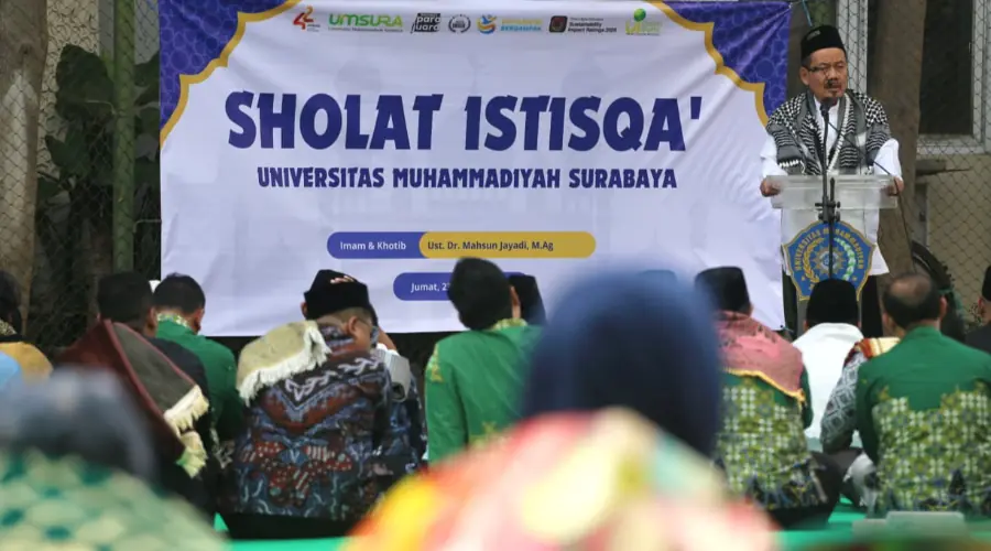 Gambar Berita Civitas Akademika Umsura Gelar Salat Istisqa, Berdoa untuk Hujan dan Pemulihan Lingkungan