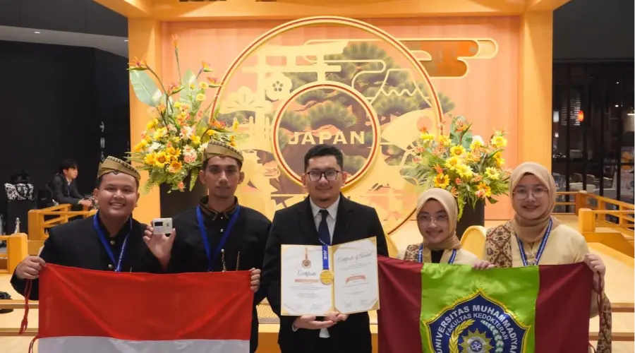 Gambar Berita FK UM Surabaya Harumkan Indonesia, Raih Gold Medal di Ajang Japan Idea & Invention Expo 2025