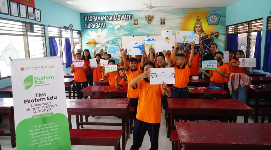 Berita Terbaru Kelompok Riset Ekofem Edu Umsura Gali Cara Anak-Anak Sekolah Lintas Iman Memaknai Lingkungan Lewat Gambar dan Metafora