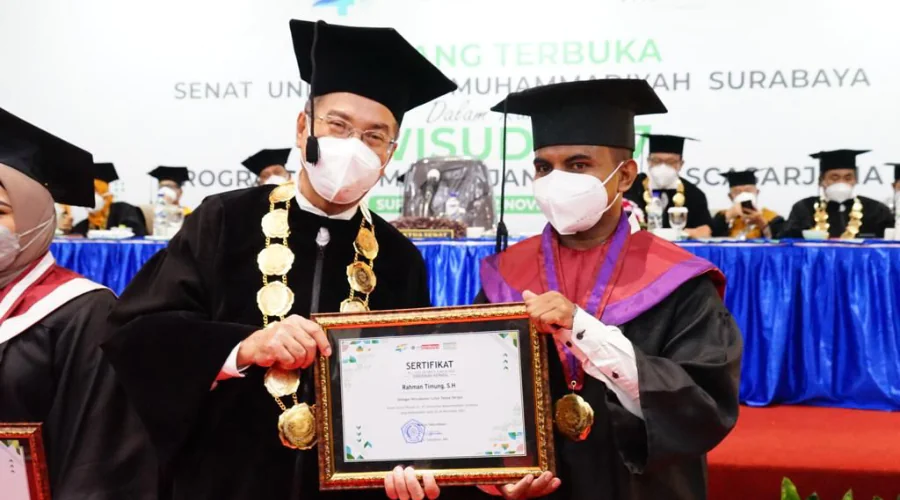 Gambar Berita Mereka Yang Lulus Tanpa Skripsi di Wisuda ke 47 UM Surabaya