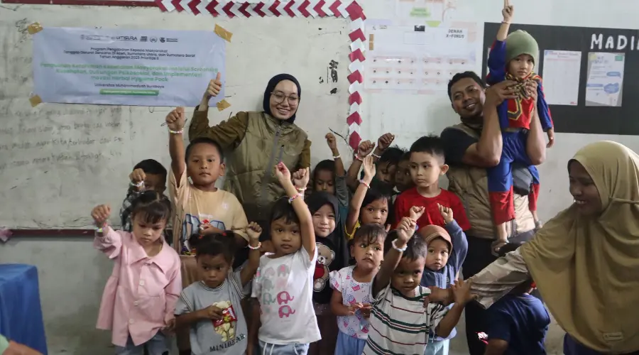 Gambar Berita Pulihkan Trauma Anak Pascabanjir, UMSURA Gelar Layanan Psikososial di Pangkalan Brandan Sumatera