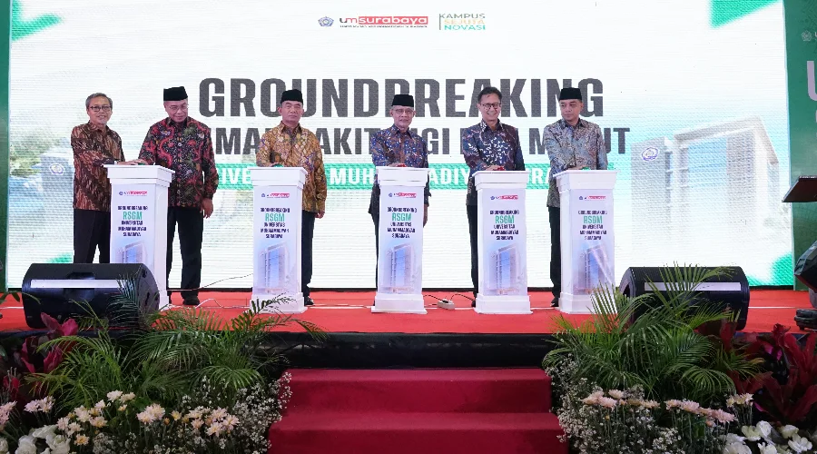 Gambar Berita UM Surabaya Resmikan Gedung At Ta’awun Tower dan Groundbreaking RSGM di Milad 40 Tahun Kampus