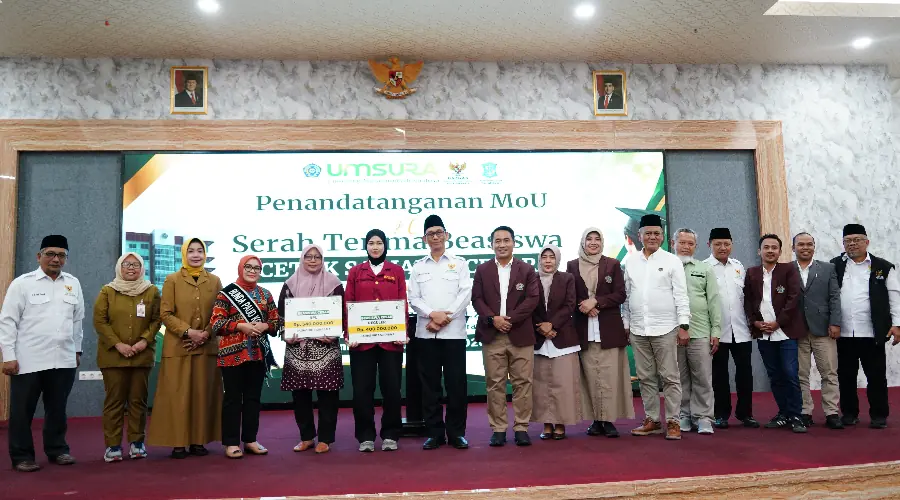 Gambar Berita Umsura-Baznas Buka Akses Kuliah bagi 74 Mahasiswa lewat Beasiswa Cesar
