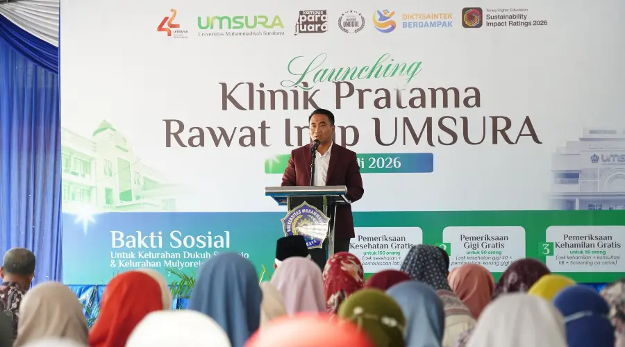 Perluas Akses Kesehatan, UM Surabaya Resmikan Klinik Pratama Rawat Inap