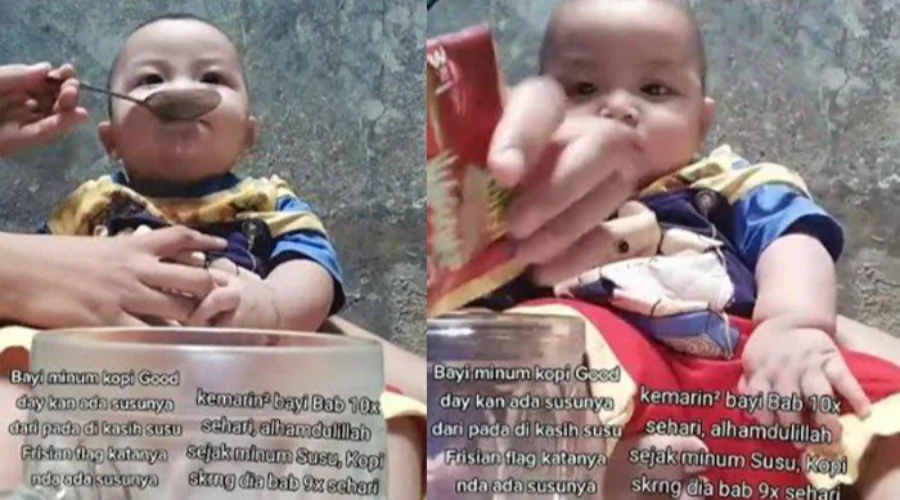 Gambar Artikel Viral, Ibu Beri Kopi Susu ke Bayi 7 Bulan, Pakar UM Surabaya Ungkap Sembilan Bahayanya