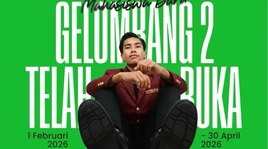 Gambar Pengumuman Pendaftaran Mahasiswa Baru  Tahun Akademik 2026/2027 Gelombang  II Telah di Buka 