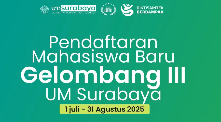 Gambar Pengumuman Pendaftaran Mahasiswa Baru  Tahun Akademik 2025/2026 Gelombang  III Telah di Buka 